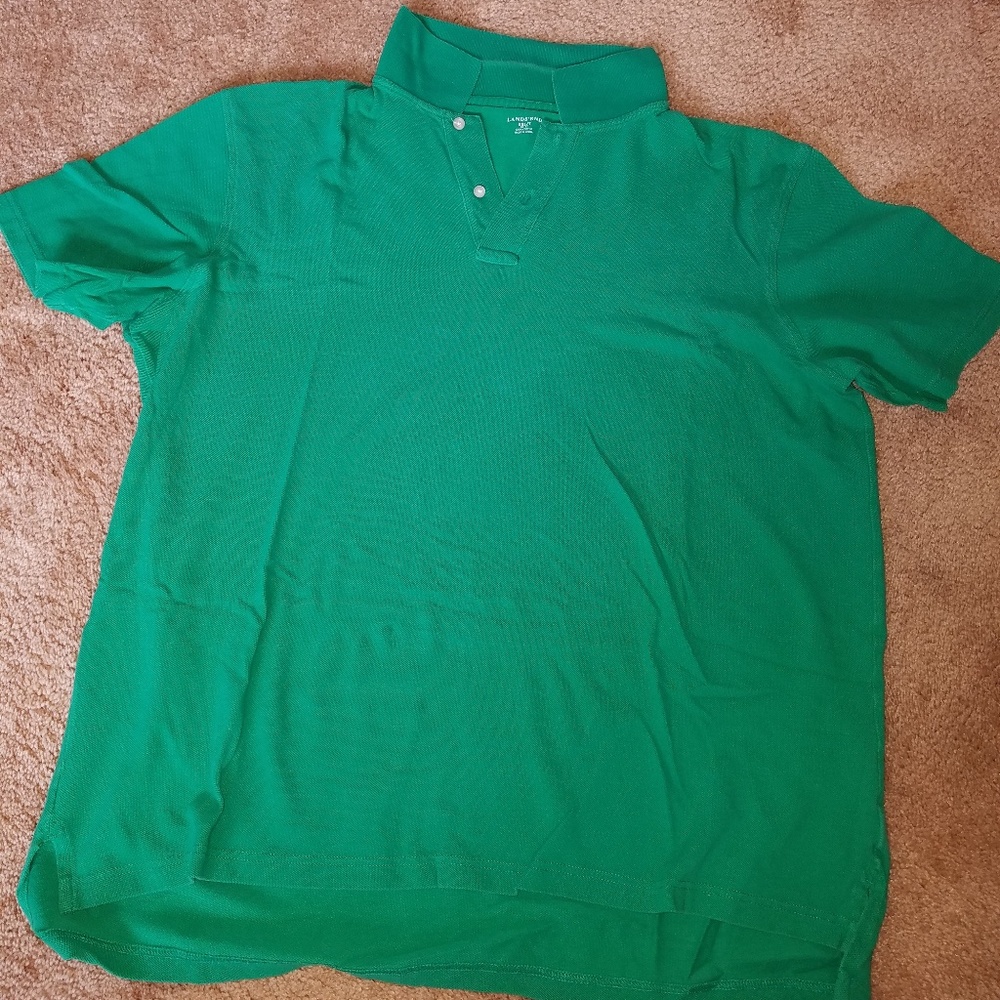 Land's End XXL Tall Men's Mesh Polo